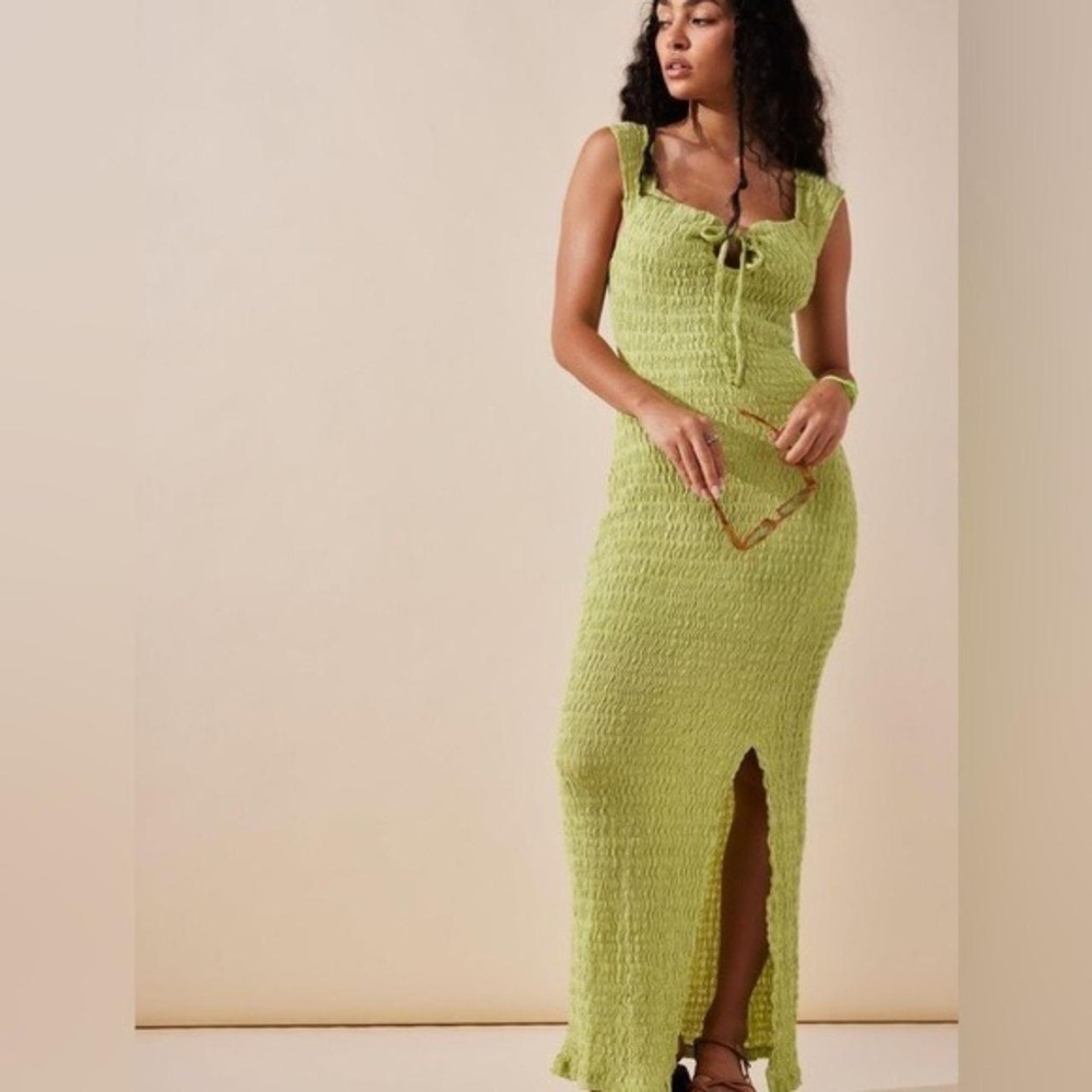 Free People Eleni Smocked Maxi Dress
